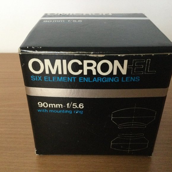 OMICRON SIX ELEMENT ENLARGING LENS 90mm f/5.6 MADE in JAPAN in original box - Picture 3 of 9